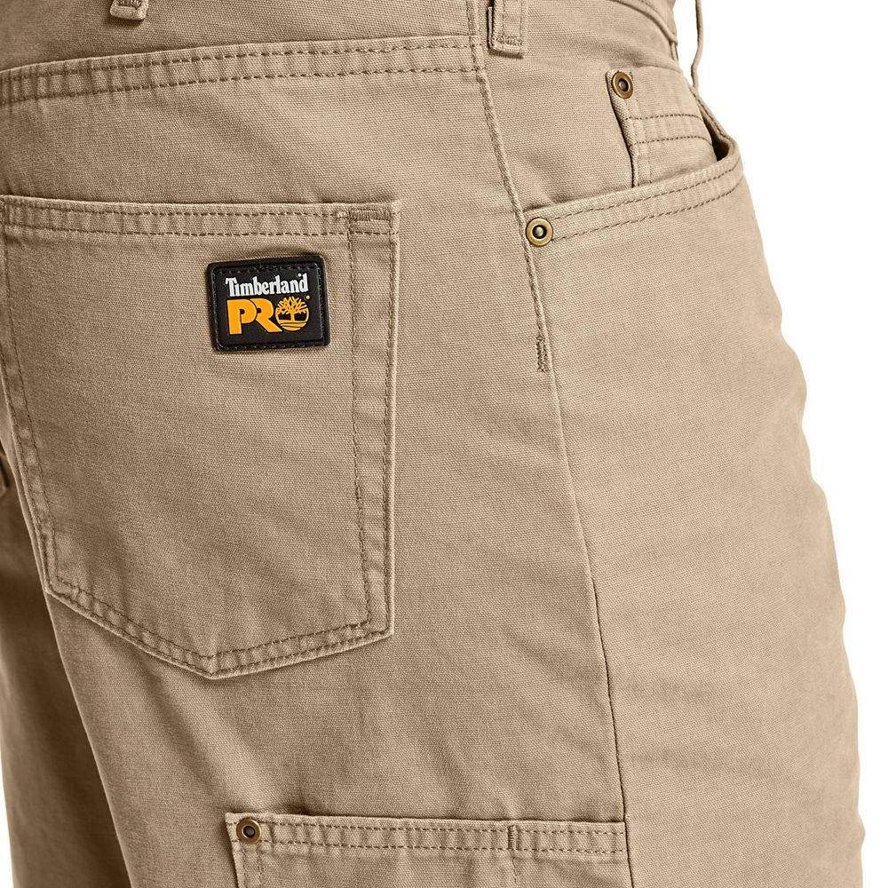 Pantalones Cortos Timberland Hombre Pro® Son-Of-A Lona Work Kaki - Chile LEC-687590